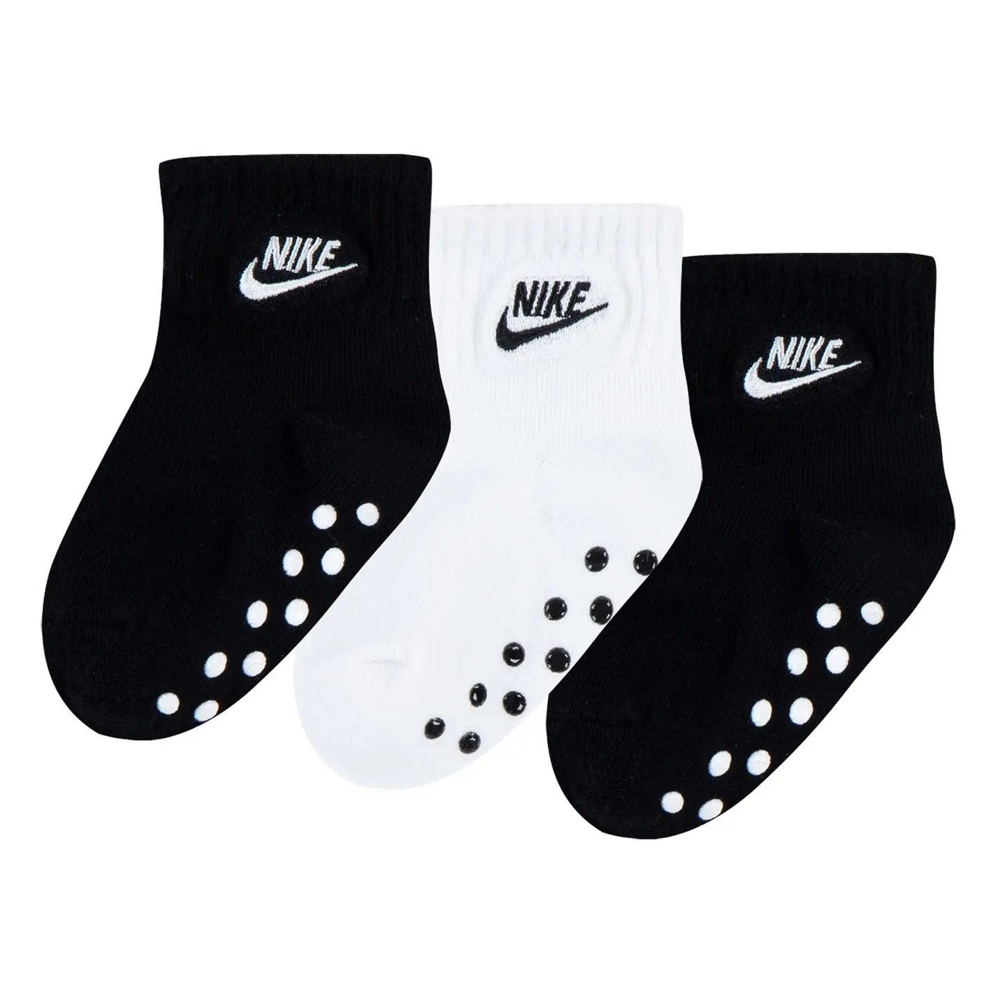 Nike Baby Infant Grippy Crew Socks - 3 Pack