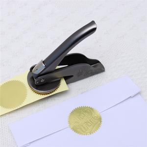 Stainless Steel Seal Embosser, Hand-Held Embossing Stamp, for Books, Envelopes, Napkins
