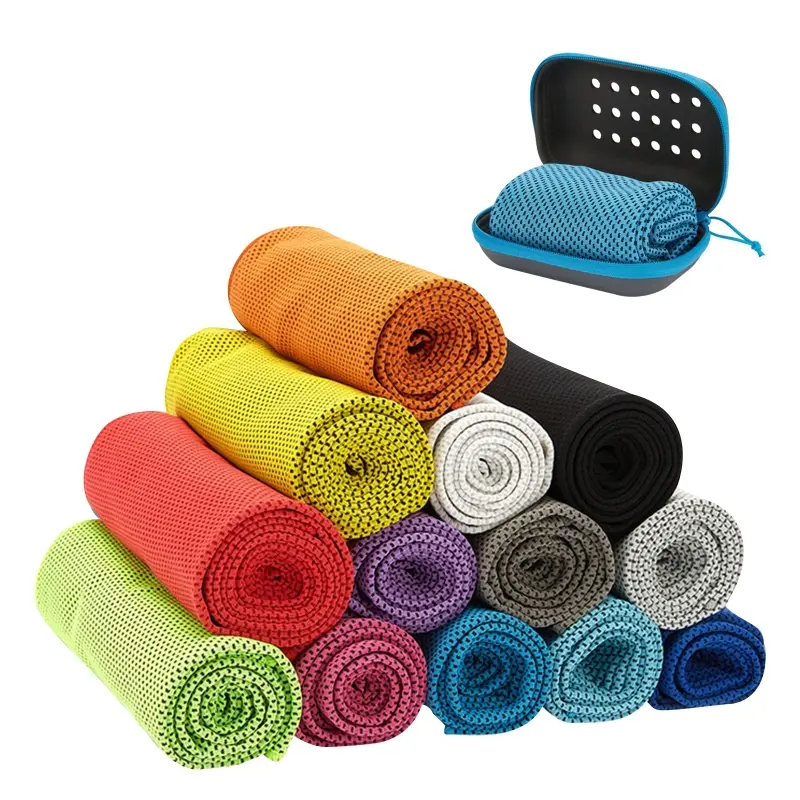 [Cooling Towels] Soft & Breathable Quick-Dry Cooling Towels | Absorb Sweat, Come with a Storage Box, Suitable for Sports, Running, Yoga, Fitness Clubs, And Golf 5