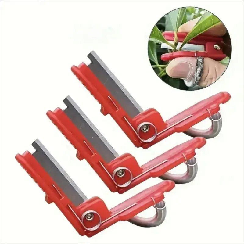 Portable Mini Garden Pruning Tool, Multifunctional Handheld Thumb Cutter, Practical Pruning Tools for Tea Picking, Garden Tool