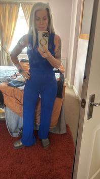 Product Review of Two-piece Set Women's Solid Textured Co-ord Set, Casual Round Neck Crop Tank Top & Wide Leg High Waist Pants Set, Ladies Summer Clothes for Daily Wear from A**a J**e C**9 2