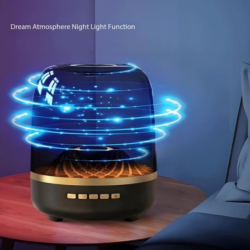 Product Introduction of RISELDAJOR   Stereo Sound Wireless Home Speaker: 5W - 10W Power, Single Speaker, 18650 500mAh Lithium Battery, USB - C Charging, Push - Button Control, Table - Top Mounting, 5 Diamond - Effect Lighting Themes for Music Players 3