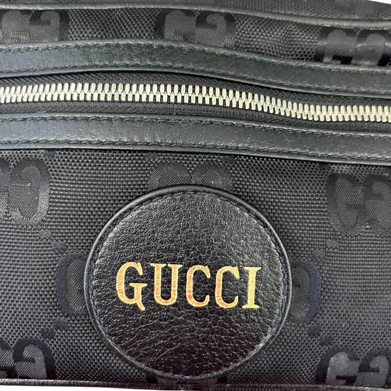 Pre-owned  Gucci Men's Gg Off The Grid Belt Bag Black 7