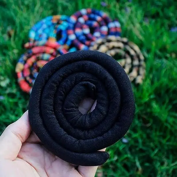 Spiral Lock Hair Tie Dreadlock Accessory Bendable Hair Ties for Women and Men Ponytail Holders Colorful Dreadlock Hair Tie Long Dreads Thick Curly Hair Holder - heatless styling tool 1