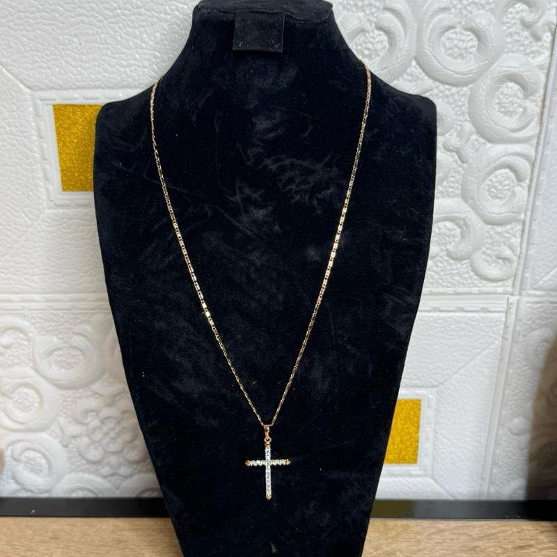 Women's Crossed Necklaces - Fashion Accessory 5