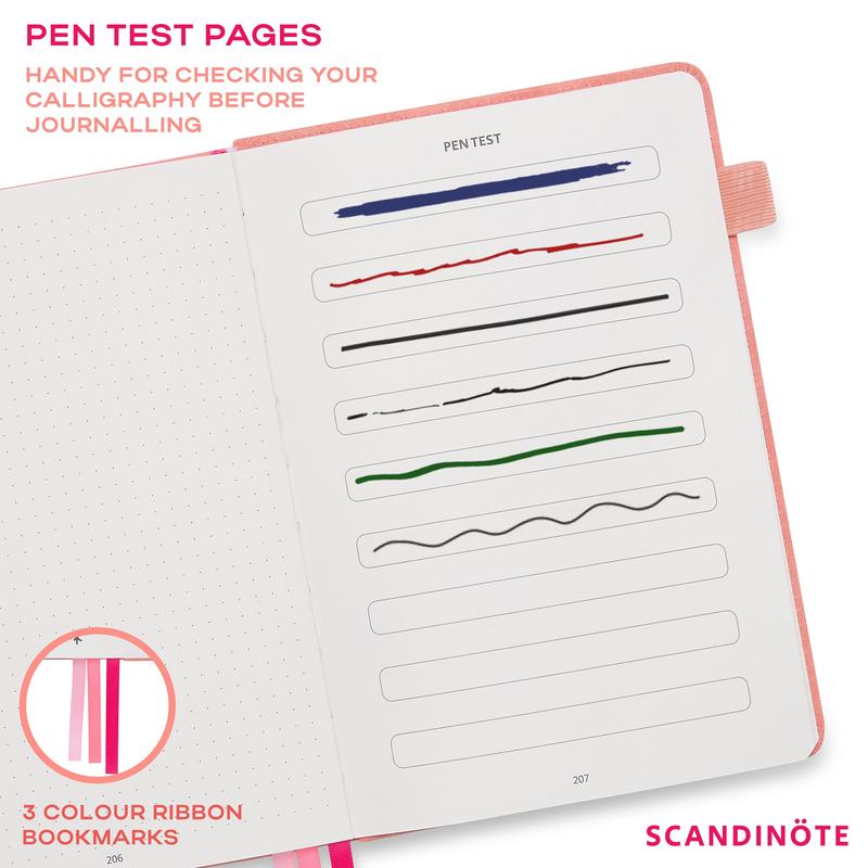 Scandinote A5 Bullet Dotted Journal - Pink 4