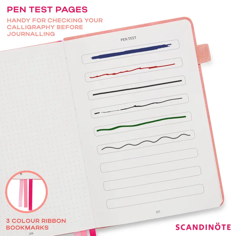 Scandinote A5 Bullet Dotted Journal - Pink 4