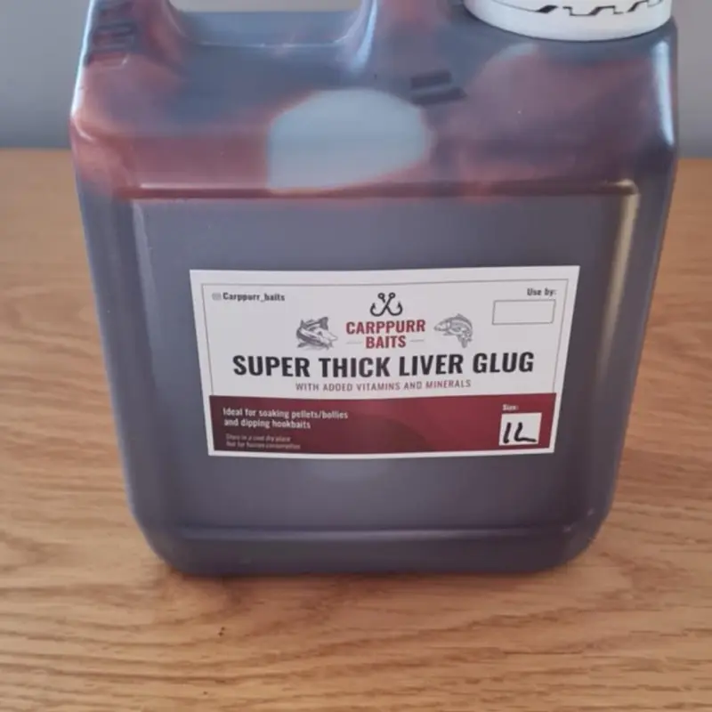 Carppurr baits super thick liver glug 100ml-500ml-1000ml for carp, catfish, sturgeon and course fishing 4