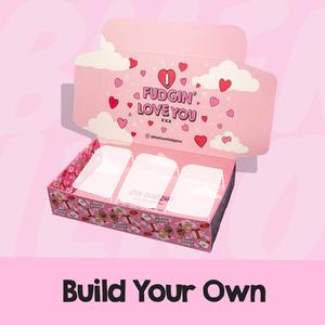 'I LOVE YOU' Build Your Own Finest Fudge Co Handmade Fudge Gift Box - Pick your own blocks