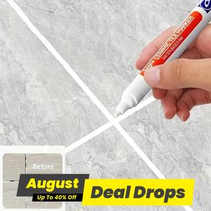 1 Piece Tile Grout Pen, Tile Marker Pen, Tile Gap Repair Pen for Ceramic Tile, Tile Grout Sealer Pen