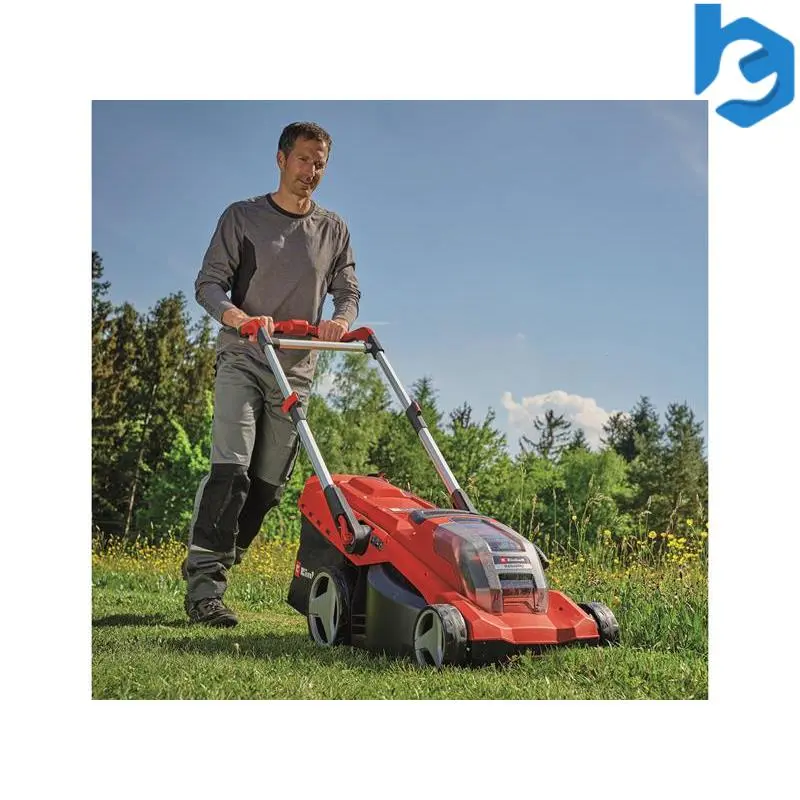 Einhell Cordless Twin 18v / 36v Lawnmower 42cm RASARRO 36/42 PXC - 2 x 5.2Ah Bat 1