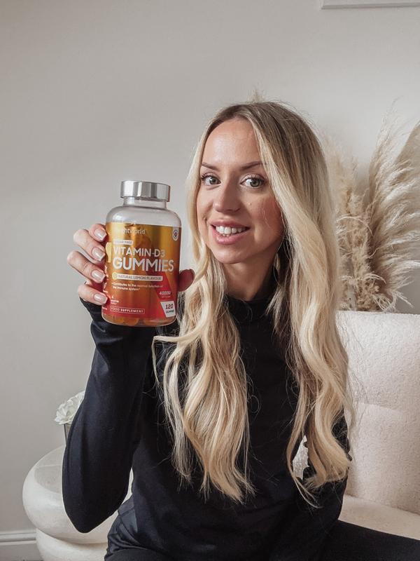 WeightWorld Vitamin D3 Gummies Adults 4000IU - Sugar-Free - 4 Months Supply - Natural Lemon Flavour - 120 Chewable Vitamin D3 Gummies - Vegetarian Friendly - High Strength Vitamin D Dietary Supplement - GMO & Gluten Free 6
