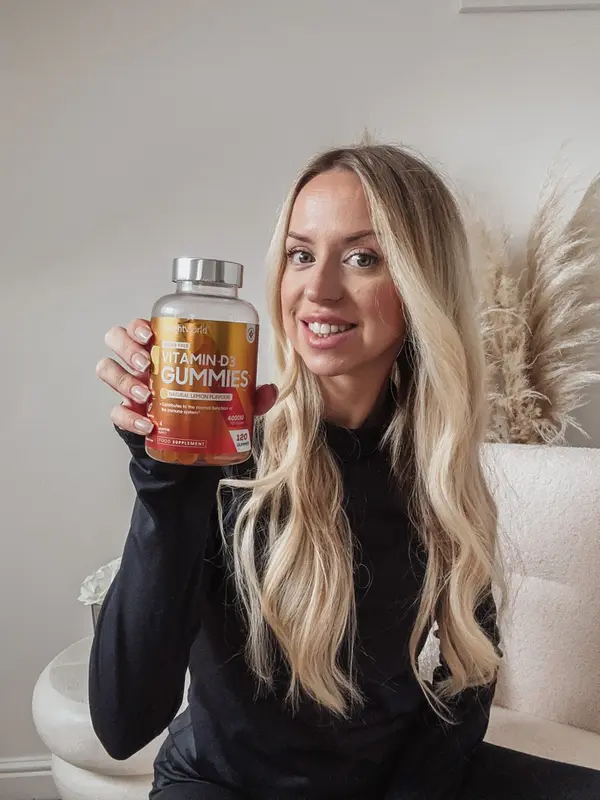 WeightWorld Vitamin D3 Gummies Adults 4000IU - Sugar-Free - 4 Months Supply - Natural Lemon Flavour - 120 Chewable Vitamin D3 Gummies - Vegetarian Friendly - High Strength Vitamin D Dietary Supplement - GMO & Gluten Free 5