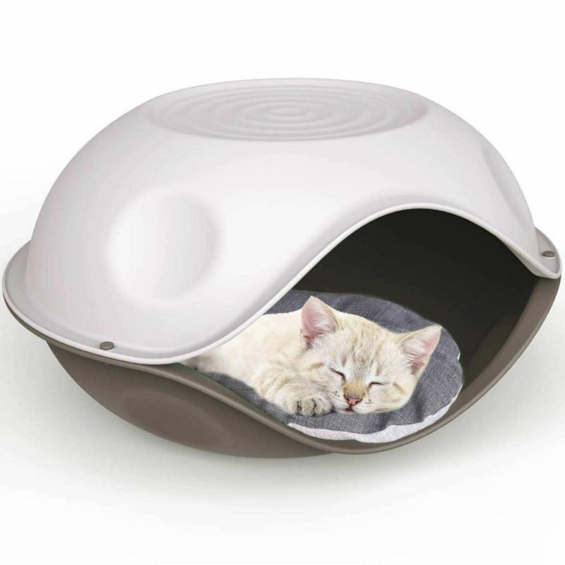 Product Introduction of Cat Dog Bed Windproof Outdoor Plastic Shelter Pet Kitten House Kennel Crate Pod 25