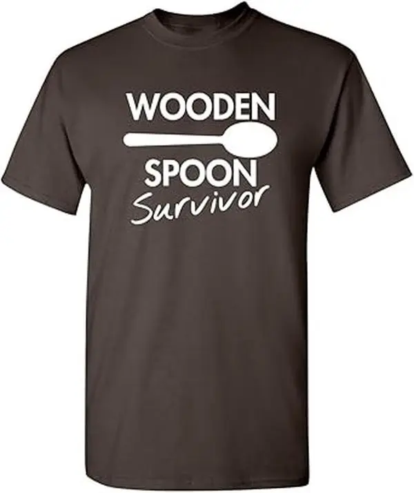 SarcasTees Wooden Spoon Survivor Adult Humor Mens Graphic Novelty Sarcastic Funny T Shirt GHU2503217 3