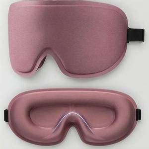 3d Deep Contoured Eye Cover for Sleeping, Adjustable Sleep Mask with Nose Pad Design, Sleeping Mask Strap, Sleep Patches for Eye, Eye Cover Mask for Sleeping, Yoga, Traveling, Pink, Sleep Aid Products