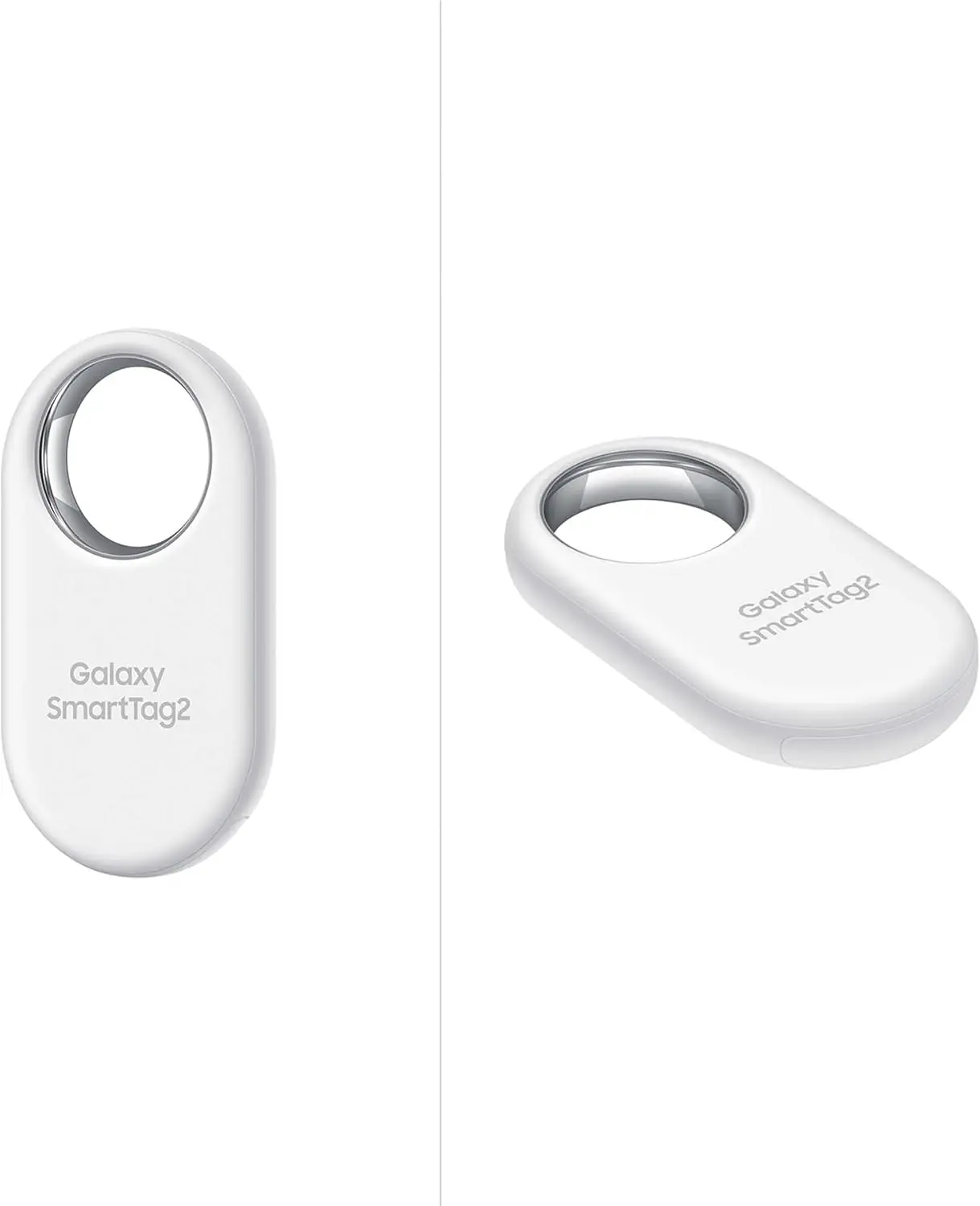 Samsung Galaxy SmartTag2 Bluetooth Tracker (1 Pack), Compass View AR, Find Lost Mode, White