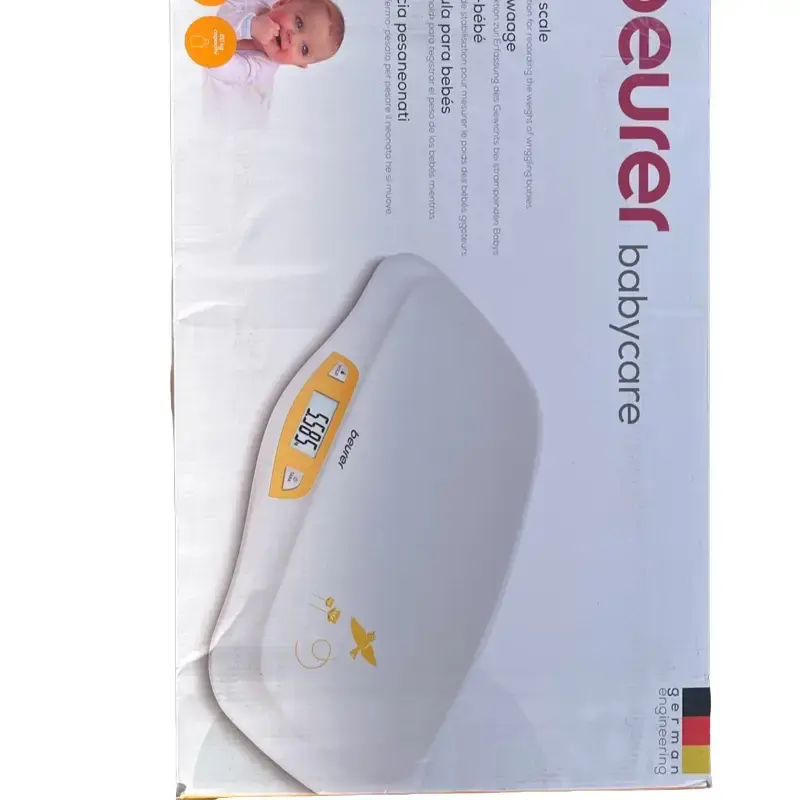 Beurer BY80 Baby Weighing Scales with HOLD Function and LCD Display - Healthcare Sanggol 0