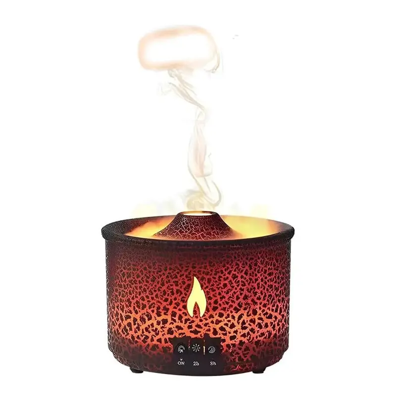 Flame LED Essential Oil Diffuser Aroma Aromatherapy Air Ultrasonic Humidifier UK humidifier  bedroom 5