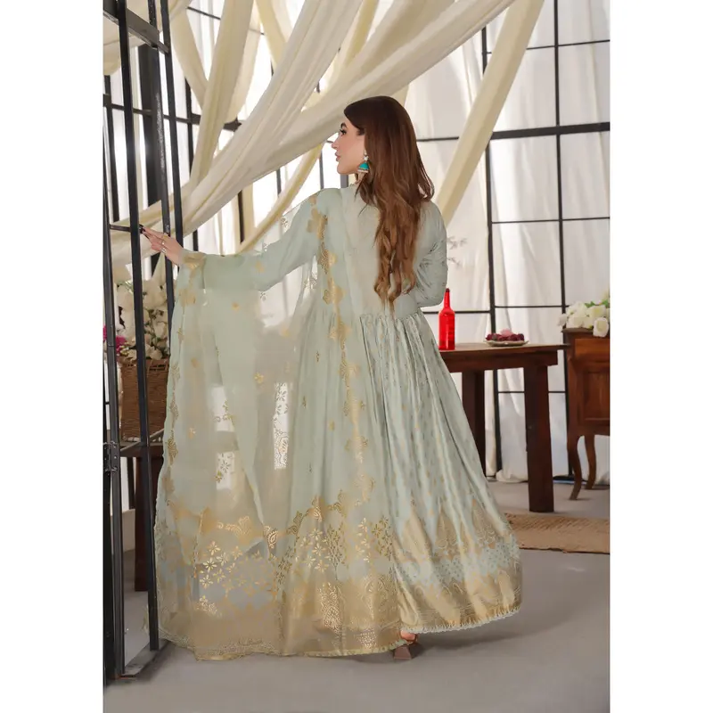 HK245 Gavinchi -Mint Readymade Mother & Daughter Dress 2