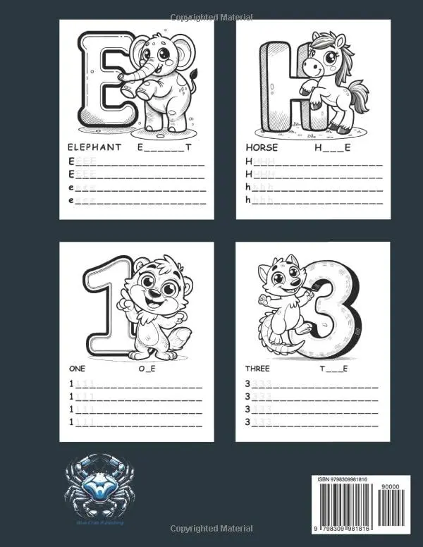 MY FIRST ALPHABET & NUMBERS: Tracing Book (EDUCATIONAL BOOKS) Paperback – Large Print, 9 Feb. 2025 1