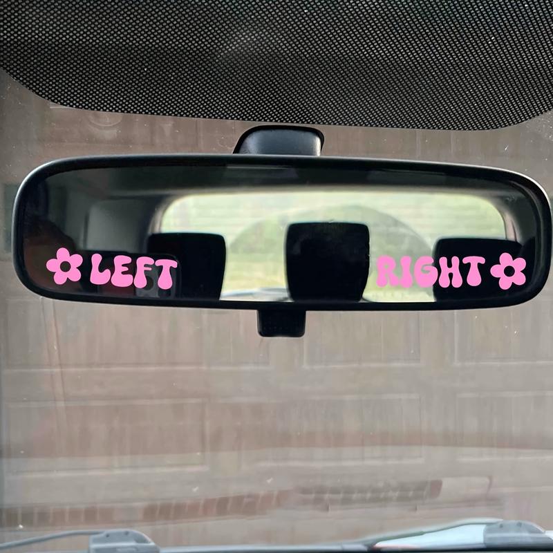 Product Introduction of Left Right Floral Decal Stickers, Waterproof Vinyl Car Decoration, Suitable for Laptop, Phone Accessories, Helmet, Car Window, Bumper, Cup, Door Wall - Durable Plastic Material 5