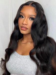13x4 HD Lace Front Wigs Human Hair Wigs, 180% Density Body Wave Lace Front Wigs, Pre Plucked HD Lace Front Wigs, Human Hair Lace Front Wigs for Women