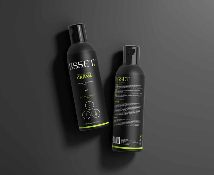 Product Introduction of BSSET Defining Curl Cream 250ml | Curl Enhancer for Wavy, Curly & Coily Hair | Jamaican Black Castor & Olive Oil | Frizz Control & Hydration Haircare Smooth Gel styling products curling cast 11