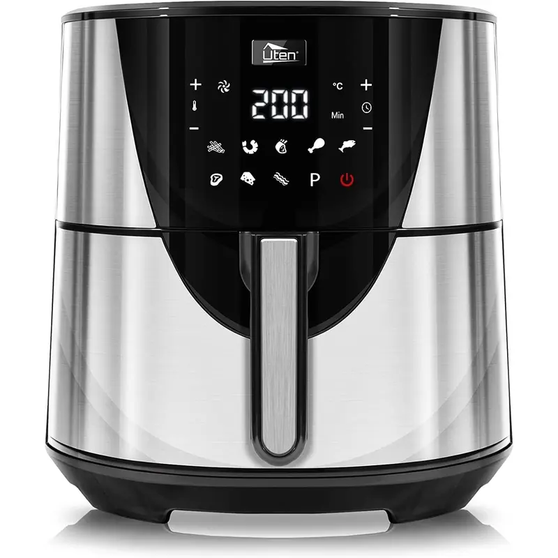 Air Fryer, Uten Air Fryers Oven 7.5 L, 8 Preset Programs, Preheat, Power Off Memory Function, Recipes, 1700W 0
