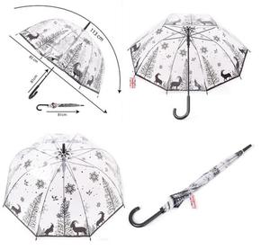 Findfashion Jungle Mix Animal Print Dome Umbrella Friendly Rain And Sun Shield With Full Coverage Easy Grip Handle Ideal For School Park Outdoor And Everyday Use For Mens And Womens One Size