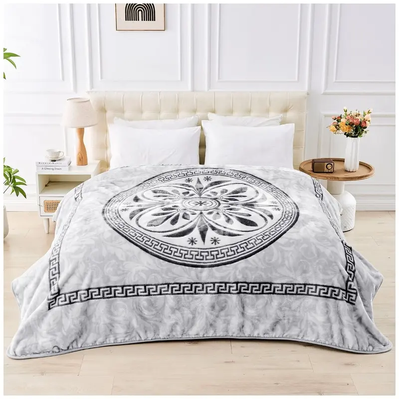 Greek Throws Fleece Blanket Bed Sofa Settee Large Soft Warm Double King Size New Printed 1