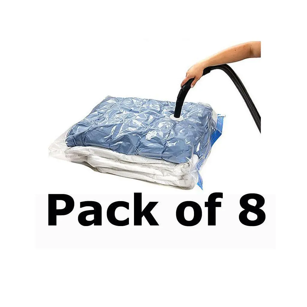 Strong Vacuum Storage Bag Space Savings Space Saver Bags 8PCS