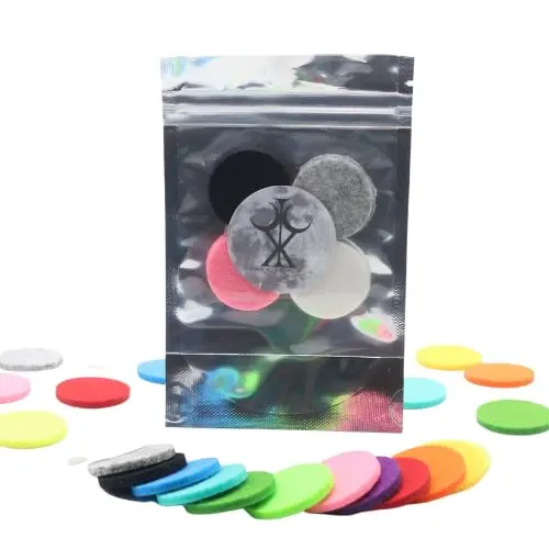 Scented Vacuum Freshner Discs. 130+ Scents To Pick From. Handmade in England. Strong Scented, Long lasting. Pack of 4x 3cm Discs. Vegan And Cruelty Free. (Bliss) 3