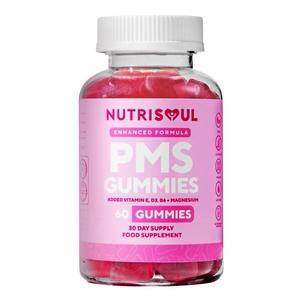 PMS Gummies | 2000mg Magnesium with Vitamins B6, E, D3 & Dong Quai | 60 Vegan, NON-GMO, Gluten Free Healthcare Gummies | Womens Fitness Supplement | Natural Ingredients