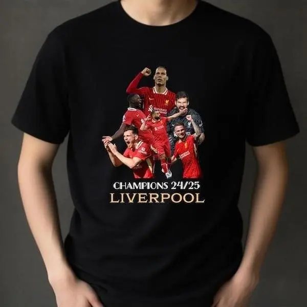 Liverpool FC T-Shirt - LFC Fan Shirt - You'll Never Walk Alone - Football Gift - Soccer Fan Tee - Premier League Merch - Liverpool Apparel Cotton Fabric