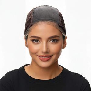 Lace Grip Wig Cap for Women, Transparent Lace Wig Caps, Non Slip Wig Gripper for Keeping Wigs in Place, Adjustable Wig Cap with Grip Headband