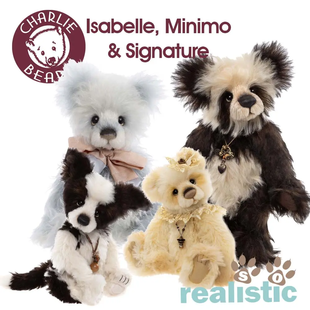 Charlie Bears Isabelle, Signature & Minimo Collection Premium Plush - Suitable from 14+ Years