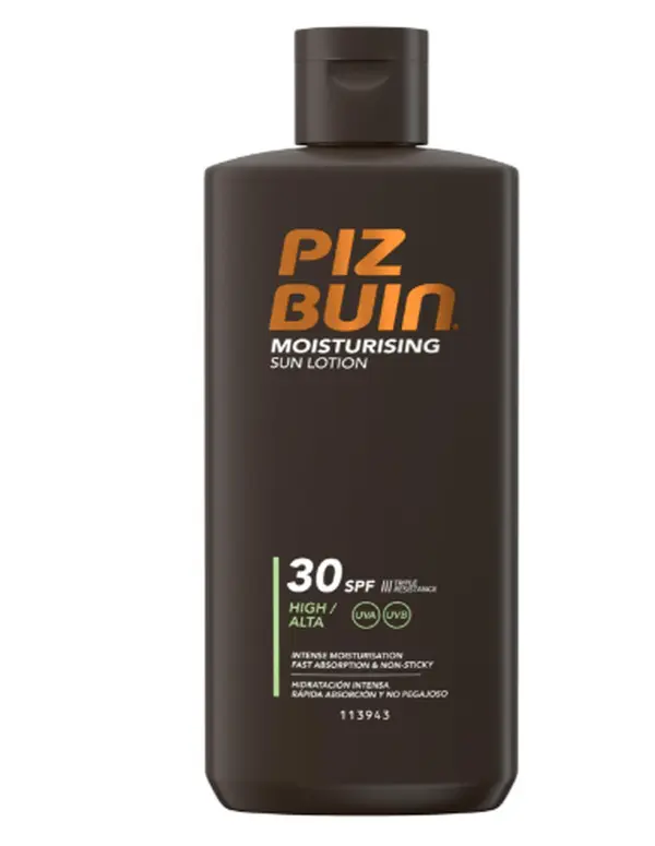 Piz Buin Moisturising Sun Lotion SPF30, 200ml (Pack of 1)