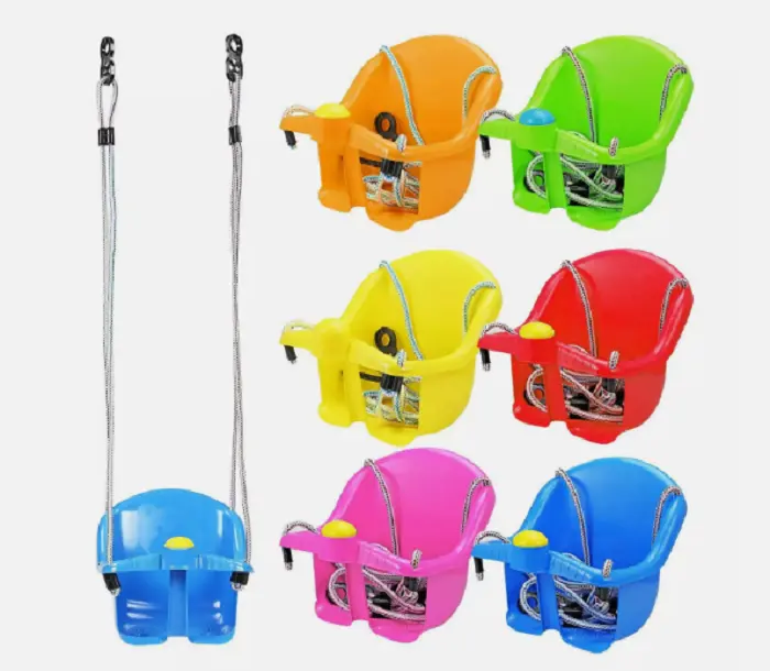 Baby Swing Seat Chair for Outdoor Garden Play, Kids Children Toddler Safety Rope 0