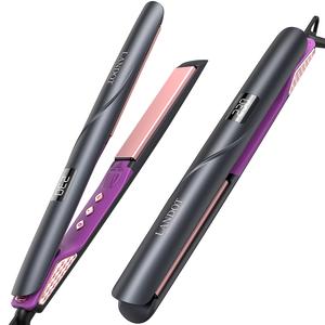 LANDOT Ceramic Hair Straighteners for Women: Professional Styling for Sleek & Smooth Styles with More Shine for All Hair Types
