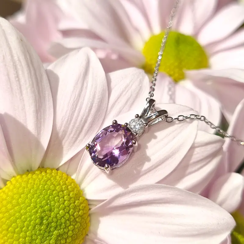 Complete Set - Amethyst Jewellery Set in Sterling Silver 4