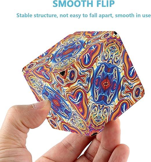 Starry Sky Rubik's Cube Set - 2 Pieces, 2-in-1 3D Puzzle Toy for Stress-Relieving Fun 3