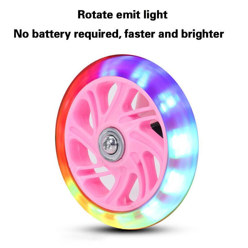 Product Introduction of Pink/Blue Kids Scooter 3 Wheels Kids Kick Push Flashing Led Light Up Adjustable 40