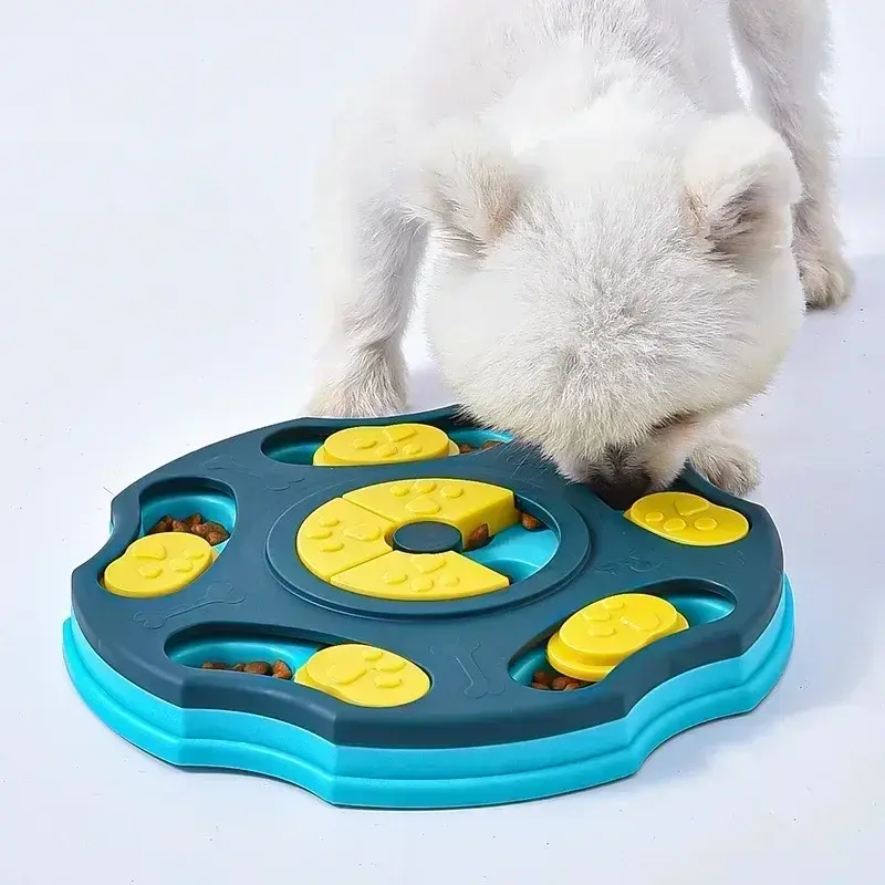 Dog Puzzle Toys Slow Feeder Interactive Increase Puppy IQ Food Dispenser Slowly Eating NonSlip Bowl Pet Cat Dogs Training Game 0