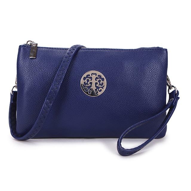 Plain Small Crossbody Bag With Tree Of Life Detail Different Colours 2