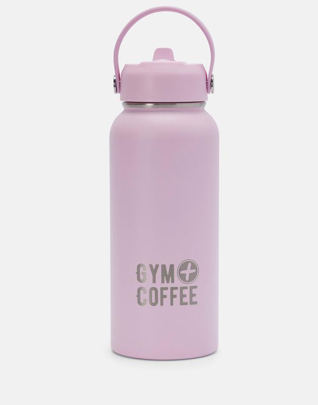 [NEW] Gym+Coffee UK 1L Hydrate Water Bottle in Cotton Candy 0