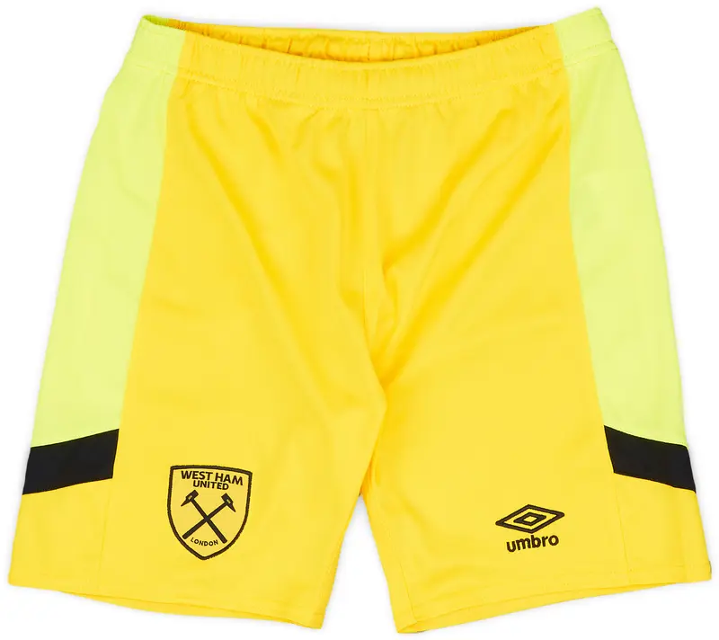 2023-24 West Ham GK Away Shorts - As New - (M.Kids)  | Classic Football Shirts 0
