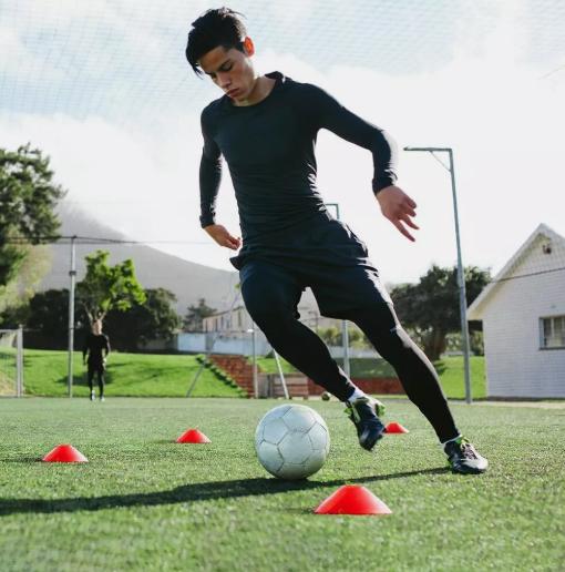 50x Football Training Cones Space Markers Sports Rugby Hockey Cricket Cone 2