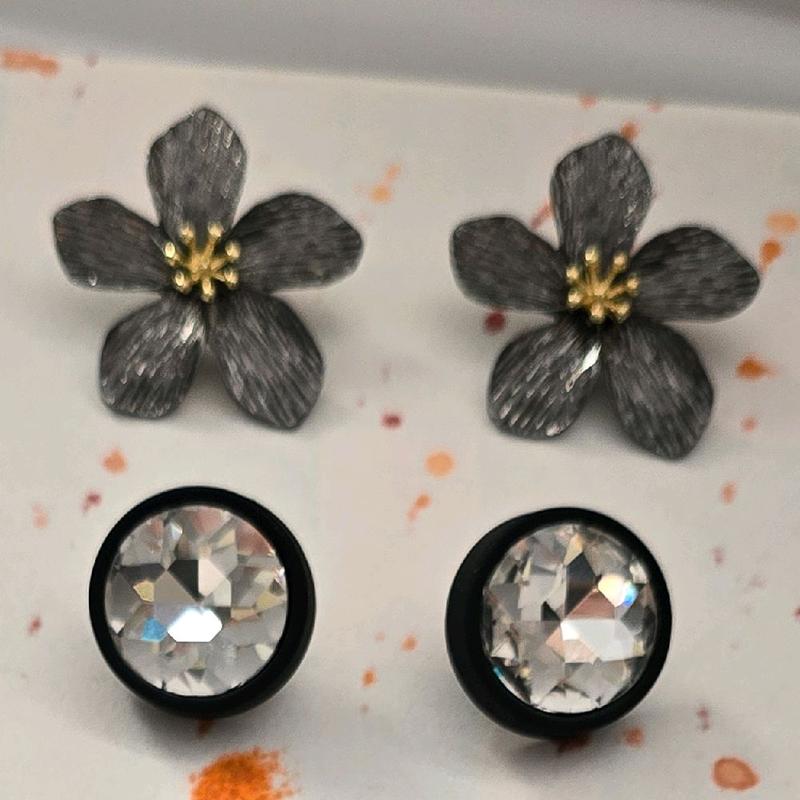 Edgy Bloom Crystal Fever Earrings uk jewellery 1