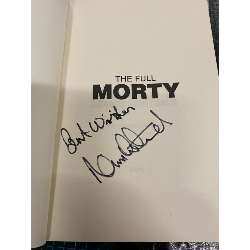 Aston Villa Dennis Mortimer personally signed autobiography 1